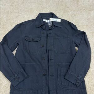 Alex Mill Garment Dyed Work Jacket Recycled Denim Mens Small